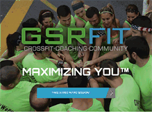 Tablet Screenshot of gsrcrossfit.com